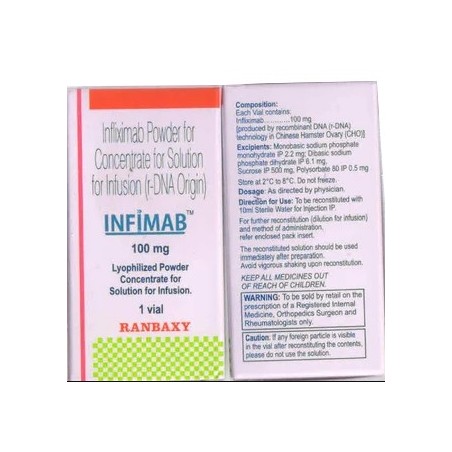 All details of INFIMAB 100Mg injection.